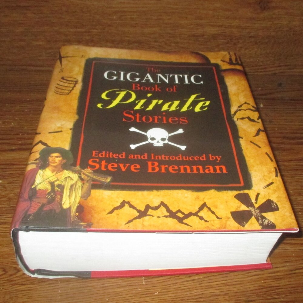 The Gigantic Book of Pirate Stories by Stephen Brennan (2007, Hardcover)